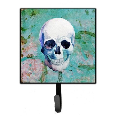Carolines Treasures Carolines Treasures BB5123SH4 Day of the Dead Teal Skull Leash or Key Holder BB5123SH4